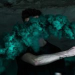 Green Smoke and Cross Tattoo